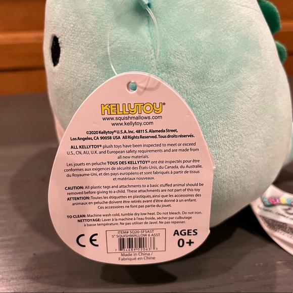 5" Squishmallow Ben the Dino with tags - Picture 6 of 6